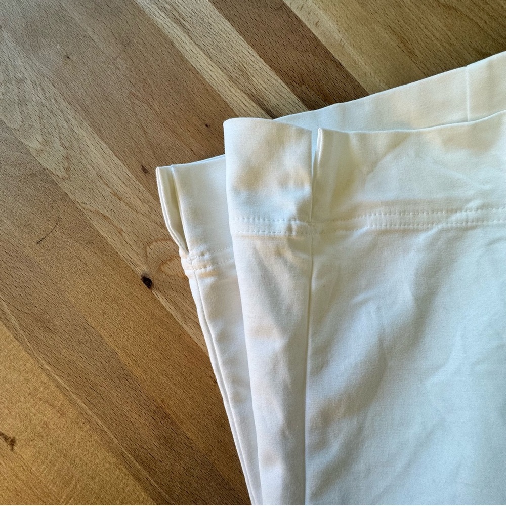 CHARTER CLUB Pant Shop White Stretch Pants Side Zip Women’s 14W Cotton Blend - Picture 10 of 14